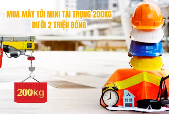 Mua Máy Tời Mini Tải Trọng 200kg Dưới 2 Triệu Đồng