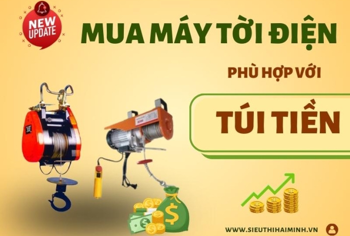 Mua máy tời điện nào phù hợp với túi tiền của bạn