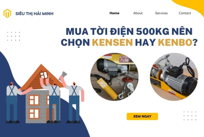 Mua tời điện 500kg nên chọn Kensen hay KenBo?