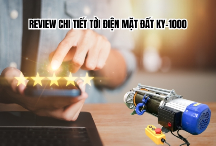 Review Chi Tiết Tời Điện Mặt Đất KY-1000