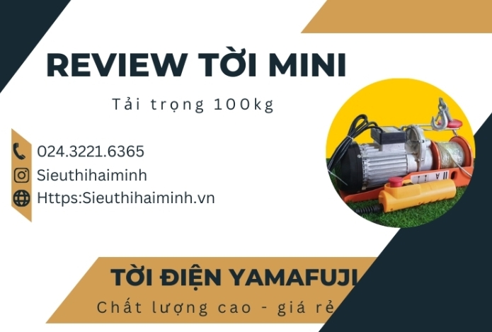 Review Tời Điện Mini 100kg Giá Tốt Cho Hộ Gia Đình