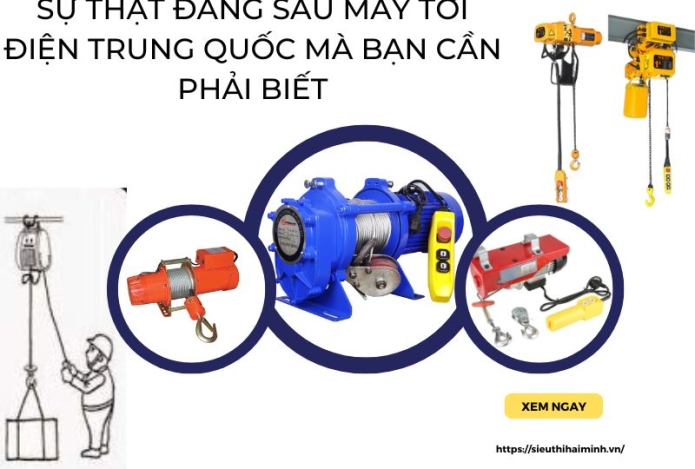 Sự Thật Đằng Sau Máy Tời Điện Trung Quốc Mà Bạn Cần Phải Biết