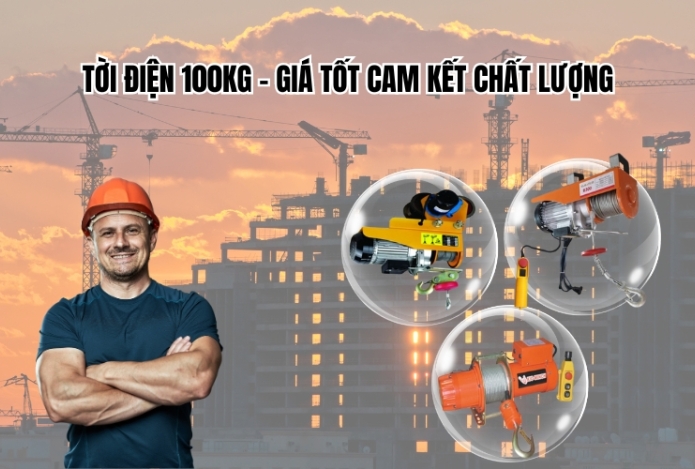 Tời điện 100kg - Giá Tốt Cam Kết Chất Lượng
