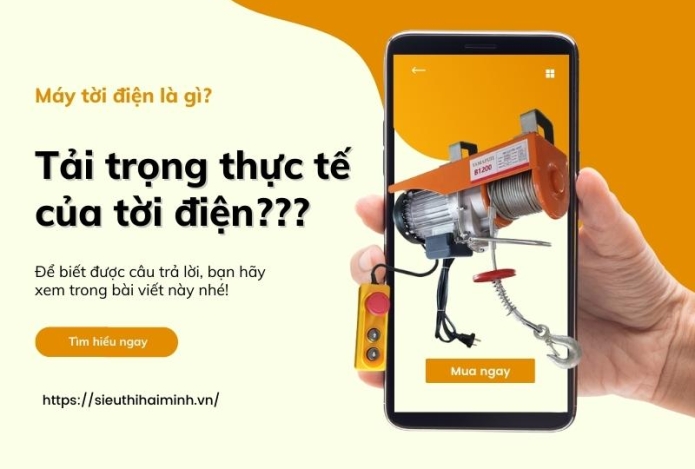 Máy tời điện là gì? Tải Trọng thực tế của Tời điện?