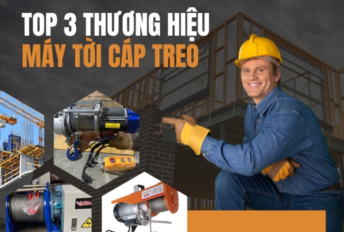 Top 3 Thương Hiệu Máy Tời Cáp Treo Làm Mưa Làm Gió 2023
