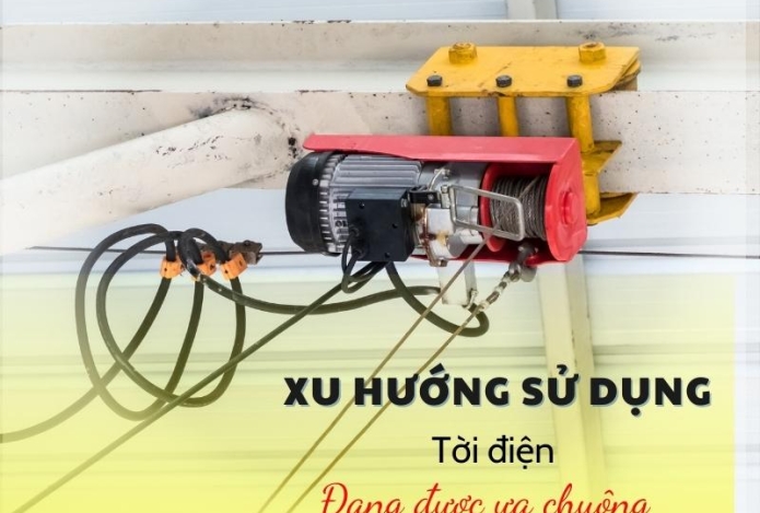 Xu Hướng Sử Dụng Tời Điện Để Nâng Hạ Trong Các Ngành