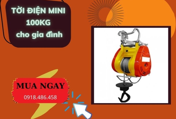 Gợi ý tời điện mini 100kg phù hợp trong gia đình bạn
