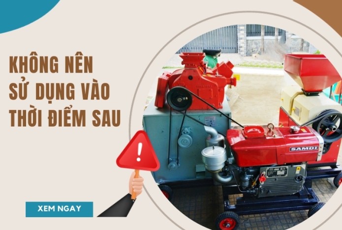 Không Nên Sử Dụng Máy Xay Xát Gạo Vào 5 Thời Điểm Sau