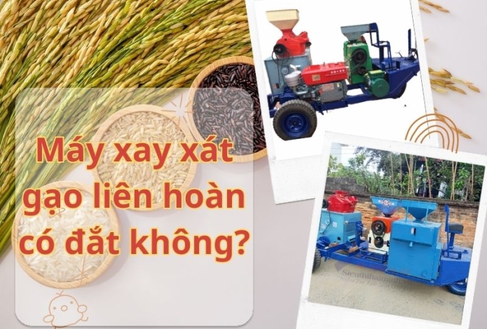 Máy xay xát gạo liên hoàn có đắt không?