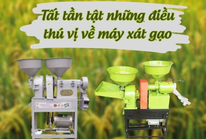 Tất tần tật những điều thú vị về máy xát gạo