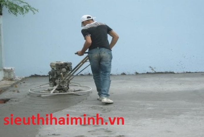 Kỹ thuật sử dụng máy xoa nền bê tông