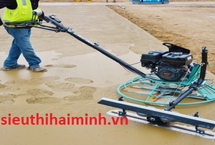Máy xoa nền bê tông có những bộ phận nào?