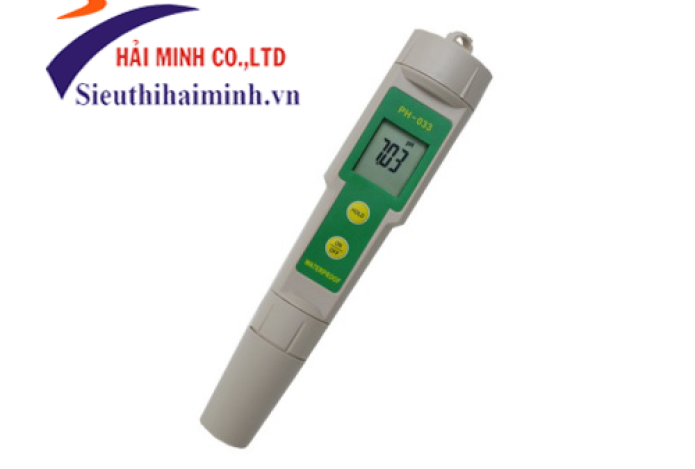 Sử dụng máy đo độ pH kiểm tra độ kiềm, axit của dung dịch
