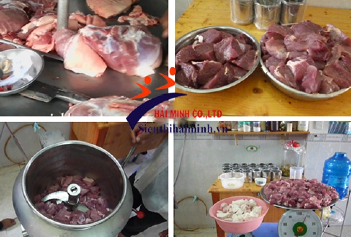 Mẹo chọn nguyên liệu làm giò chả và mua máy xay giò chả cho gia đình?