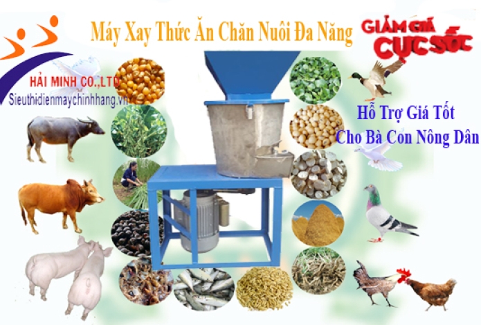 MÁY CHẾ BIẾN THỨC ĂN CHĂN NUÔI VÀ NHỮNG LỢI ÍCH BẤT NGỜ MANG LẠI