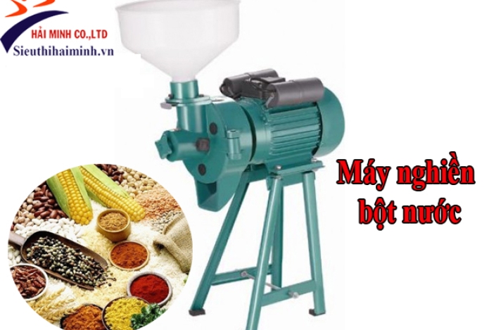 Những loại nguyên liệu nào máy xay nghiền bột nước có thể 