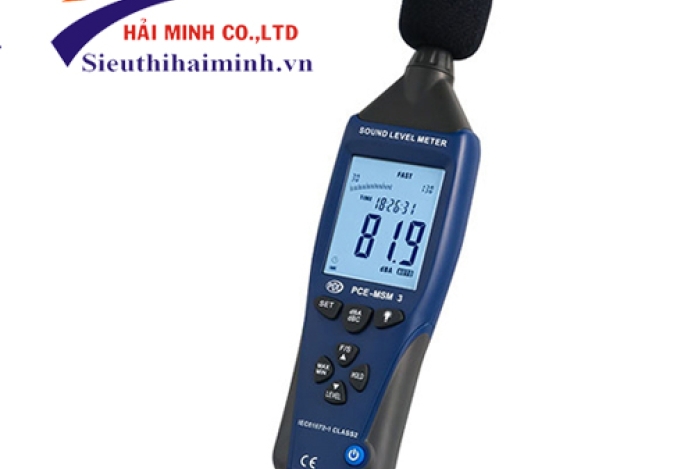 Máy đo độ ồn điện tử hiện số PCE-MSM3 - sản phẩm được khách hàng tin dùng