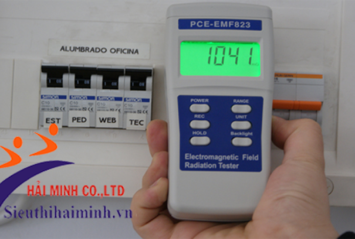Máy đo phát hiện bức xạ điện từ trường PCE-EMF823 – kết quả nhanh và chính xác.