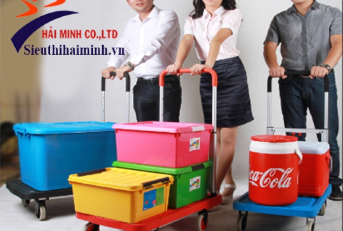 Xe đẩy hàng 4 bánh Maxkiwi giá từ 1-2 triệu đồng