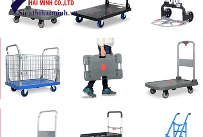 TOP 3 xe đẩy hàng bằng tay bán chạy nhất tại Hải Minh