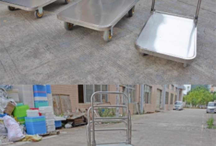 Xe đẩy hàng inox dành cho nhà hàng khách sạn