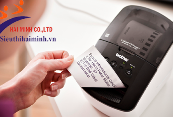 Hướng dẫn lắp đặt, vận hành máy in nhãn Brother