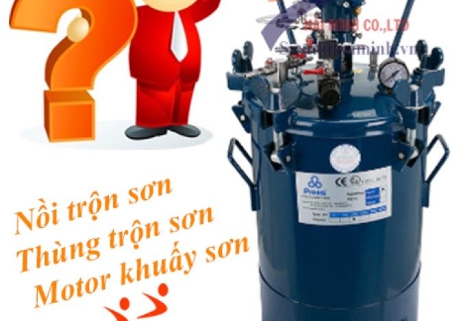 8 câu hỏi cơ bản về nồi trộn sơn Prona - Aeropro