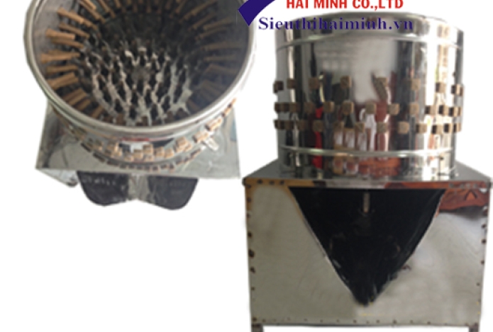 Máy lông gà, máy mặt lông vịt cho lò giết mổ gia cầm.