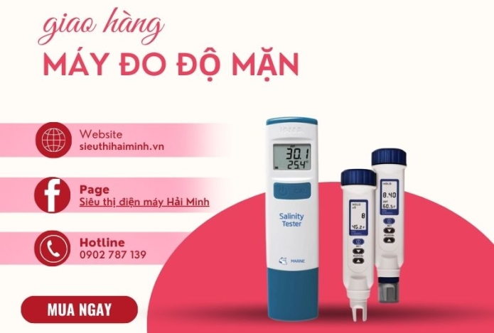 Giao máy máy đo độ mặn trong vòng 30 phút tại thành phố Hồ Chí Minh?