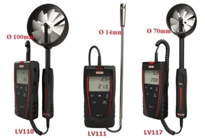 Những đặc tính sản phẩm hiện đại nhất của máy đo tốc độ gió