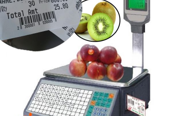 Cân điện tử in mã vạch - Giải pháp tối ưu cho cửa hàng thực phẩm