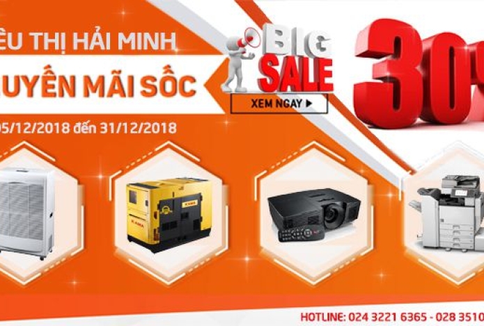KHUYẾN MÃI SỐC - ƯU ĐÃI NGẬP TRÀN ĐẾN 30%