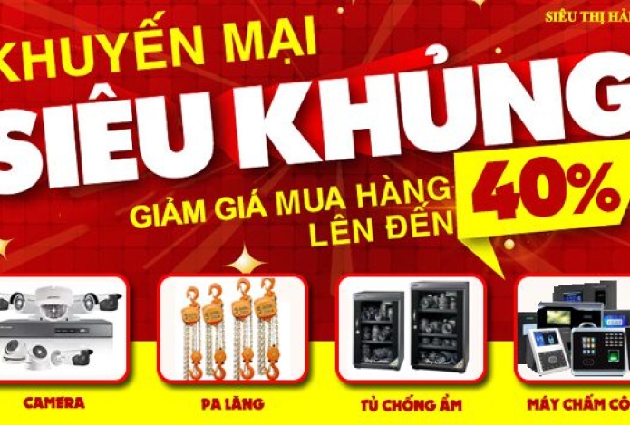 KHUYẾN MẠI SIÊU KHỦNG GIẢM GIÁ LÊN ĐẾN 40% TẠI HẢI MINH