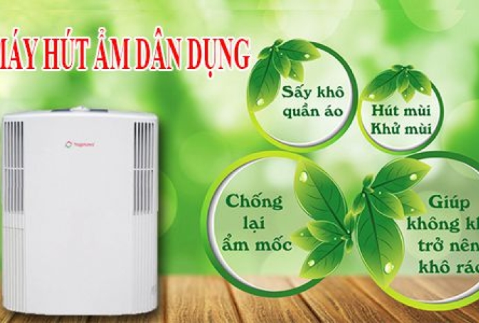 MÁY HÚT ẨM DÂN DỤNG - GIẢI PHÁP XỬ LÝ ẨM HOÀN HẢO CHO GIA ĐÌNH