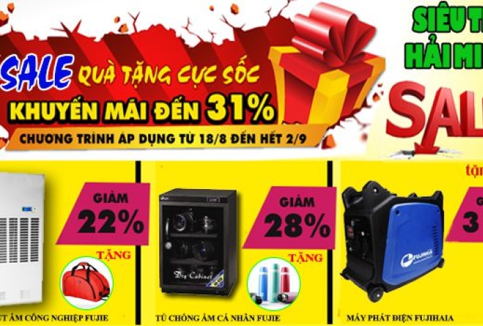 SALE KHỦNG 31% - QUÀ TẶNG CỰC SỐC