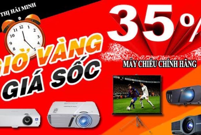 GIỜ VÀNG GIÁ SỐC - GIẢM ĐẾN 35% MÁY CHIẾU CHÍNH HÃNG