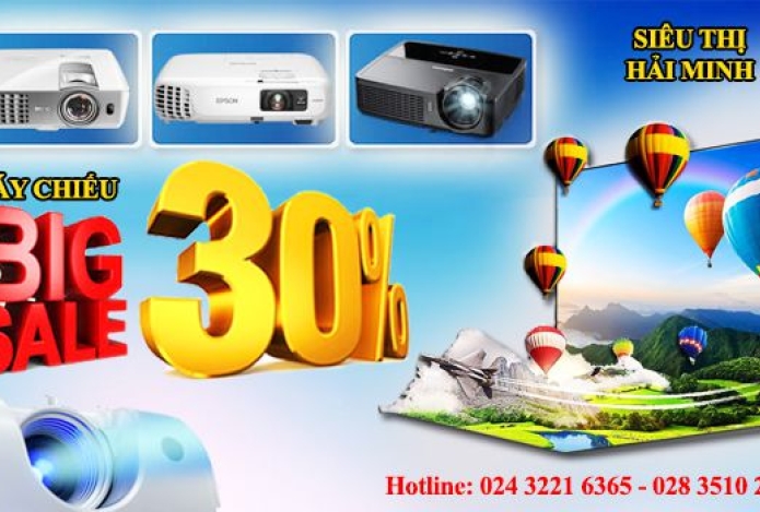 GIẢM GIÁ SỐC MÁY CHIẾU 30% - THÁNG VÀNG NGẬP TRÀN ƯU ĐÃI
