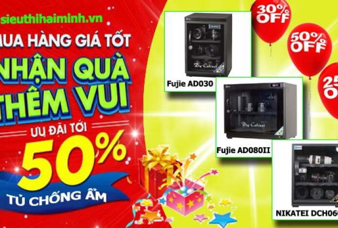 MUA TỦ CHỐNG ẨM GIÁ TỐT - ƯU ĐÃI LÊN ĐẾN 50% - NHẬN QUÀ THÊM VUI
