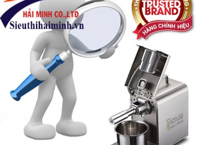 Cách kiểm tra máy ép dầu thực vật mini chính hãng