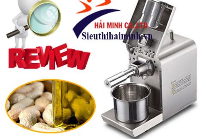 Review máy ép dầu gia đình (phần 1)