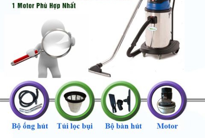 Cách Tìm Kiếm Máy Hút Bụi Công Nghiệp 1 Motor Phù Hợp Nhất