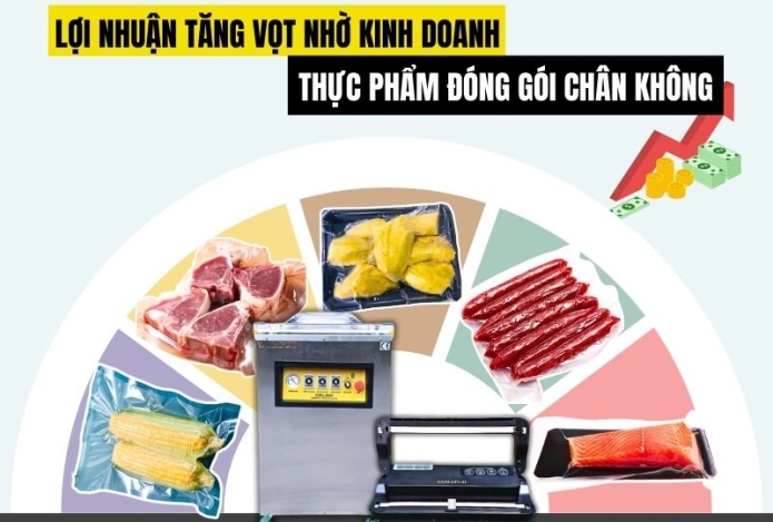 Lợi nhuận tăng vọt nhờ kinh doanh thực phẩm đóng gói chân không