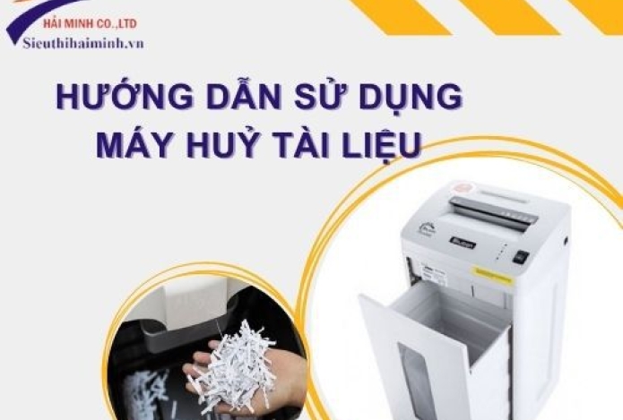 Hướng Dẫn Sử Dụng Máy Huỷ Tài Liệu