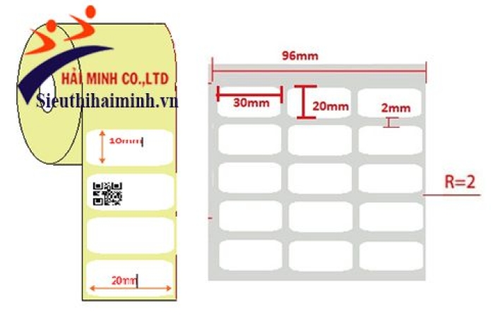 Kích thước tem nhãn cách lựa chọn thích hợp?