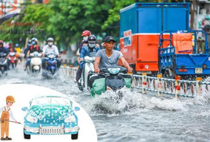 Rửa xe thế nào sau khi 