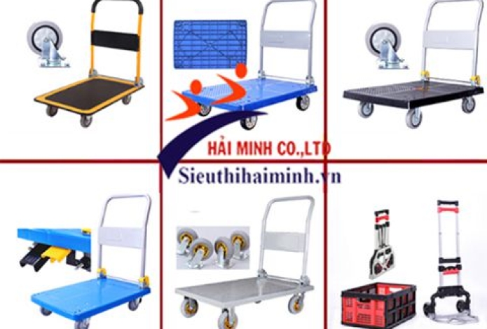 Cách lắp đặt bánh xe đẩy cho xe kéo hàng bằng tay