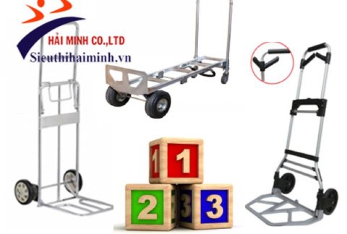 Top 3 loại xe đẩy hàng 2 bánh gấp gọn được dùng nhiều nhất 2018