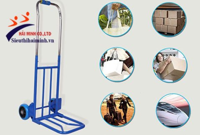 ⏩Bán xe đẩy hàng 2 bánh inox tốt nhất HCM