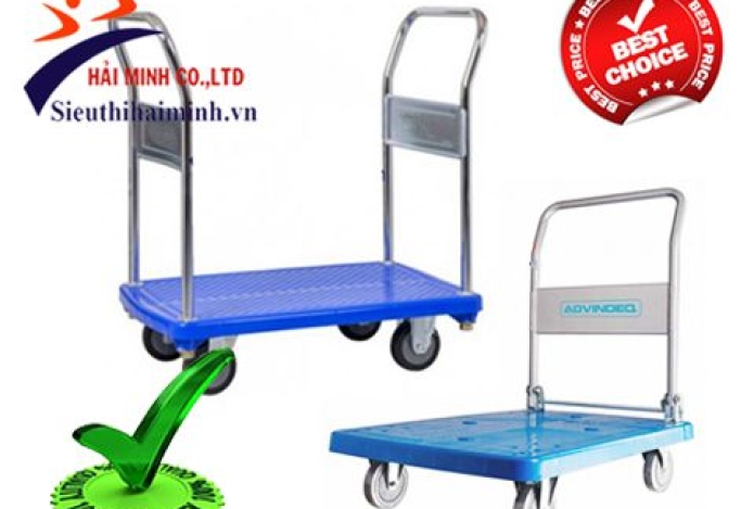 Xe đẩy hàng 4 bánh bằng nhựa có tốt không? Gía bao nhiêu