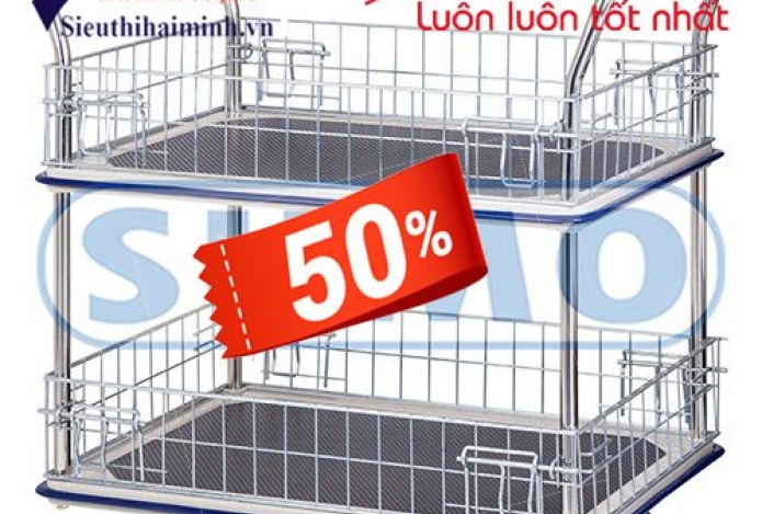 Xu hướng xe đẩy hàng inox 2 tầng chất lượng cao năm 2018